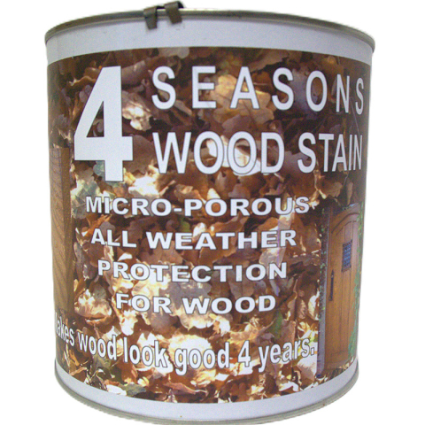 2.5L tin of 4 Seasons Wood Stain