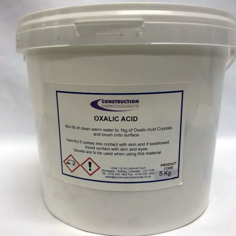 5kg container of Oxalic Acid