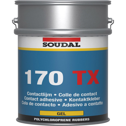 5L tin of Soudal 170 TX Contact Adhesive