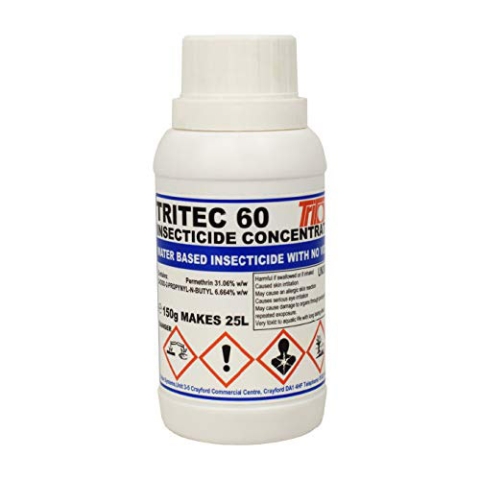 150g bottle of Tritec 60 Insecticide Super Concentrate
