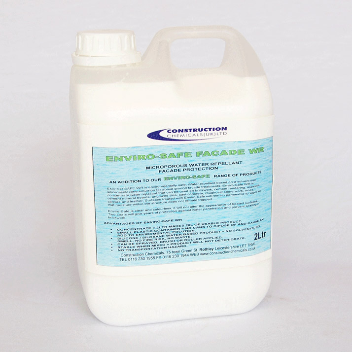 2L container of Envirosafe Facade Water Repellent