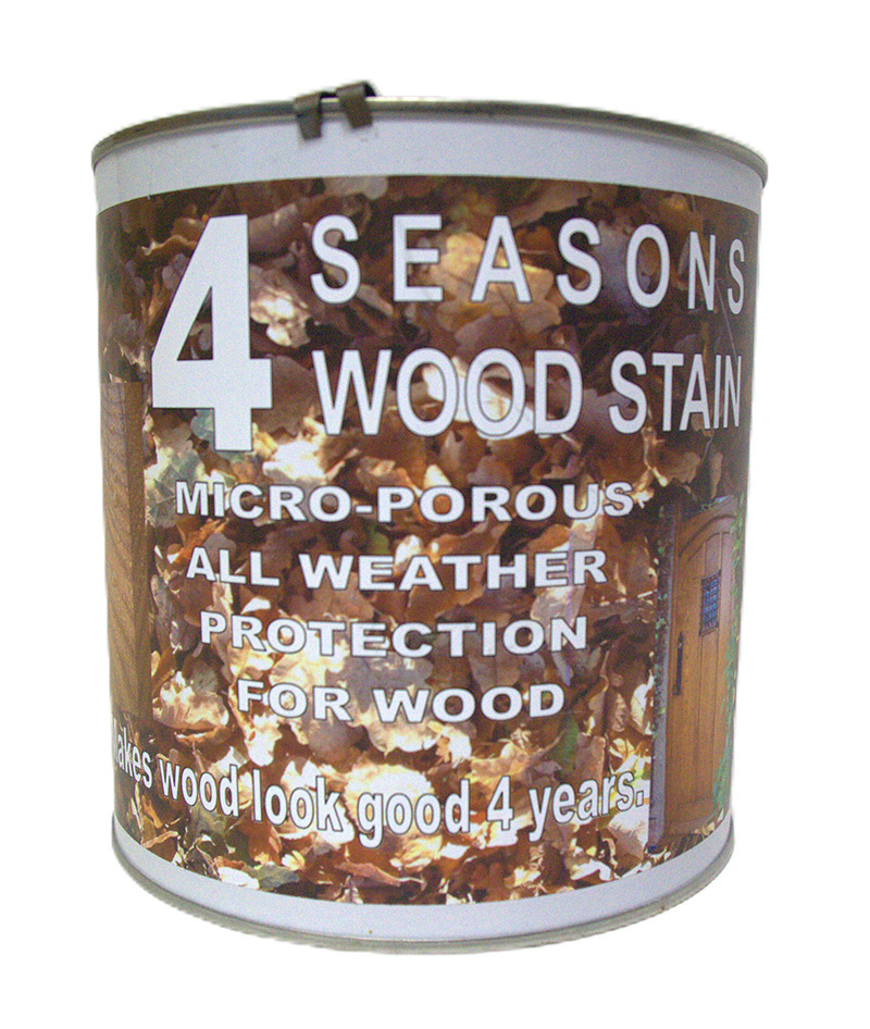 2.5L tin of 4 Seasons Wood Stain