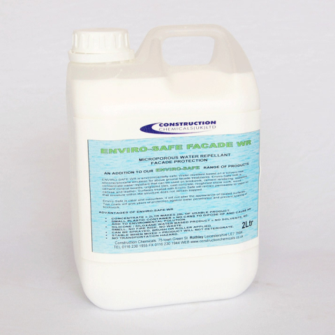 2L container of Envirosafe Facade Water Repellent